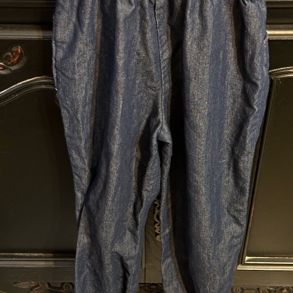 Hello Kitty Girls Denim Jumpsuit with spaghetti straps young girls size 6 - Picture 9 of 12